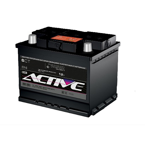 Аккумулятор ACTIVE FROST AF 6СТ-  60 VLЗ (п.п) [д242ш175в190/460]   [L2]
