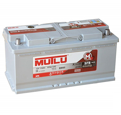 Аккумулятор Mutlu SERIE 3  6CT-110 (о.п.) (L6.110.092.A) [д394ш175в190/920]   [L6]        