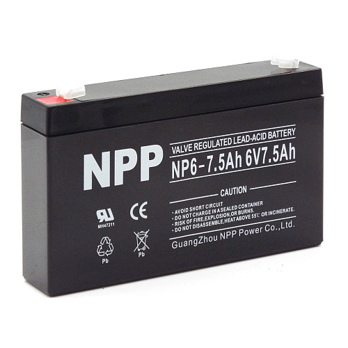 Аккумуляторная батарея NP 6-7.5Ah, Вьетнам