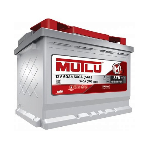 Аккумулятор MUTLU SFB 60 А/ч 560 137 052 242x175x190 обратная EN540
