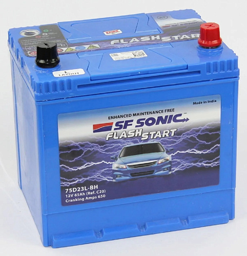 Аккумулятор SF SONIC 6СТ-70.1 (75D23L)