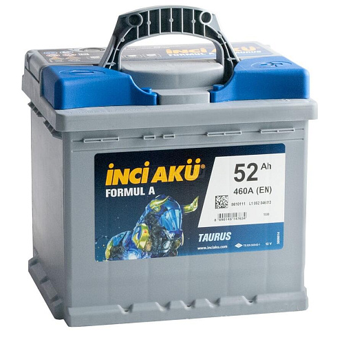 Аккумулятор Inci Aku FormulА 6СТ - 52 (о.п.) КУБИК [д207ш175в190/460]   [L1]  