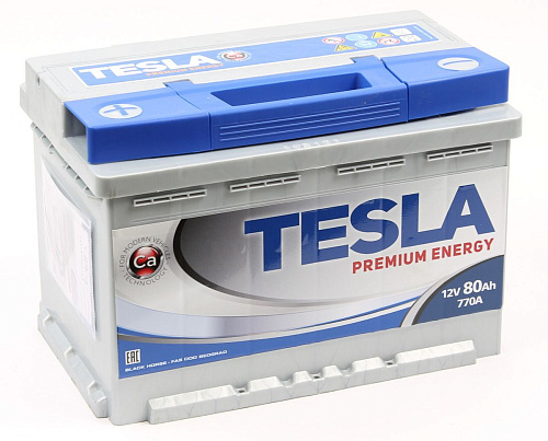 Аккумулятор TESLA PREMIUM ENERGY 6СТ-80.1