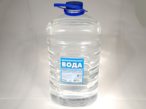 Вода дистиллированная  5л.