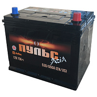 Аккумулятор ПУЛЬС АЗИЯ ПСА 6СТ -  70 З-L (п.п) (75D26R) ниж.креп. [д255ш171в221/530]