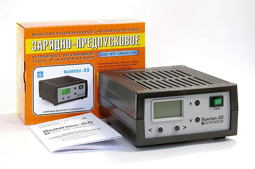 ЗУ Вымпел-55 (автомат, 0,5-15А, 0,5-18В, ЖК индикатор)
