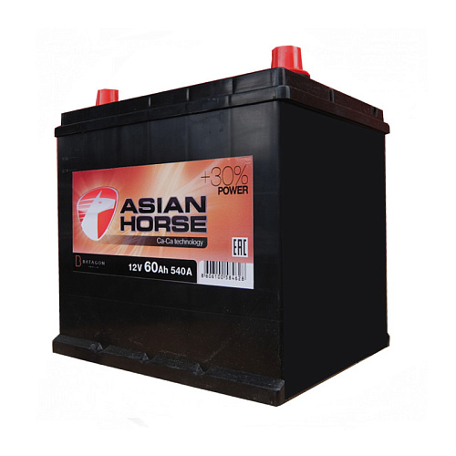 /Аккумулятор Asian Horse 6CT-60.0 Бортик