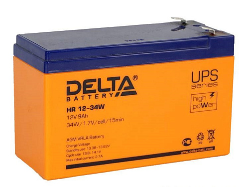 Аккумулятор DELTA HR12-34W (12V9A)   [д151ш65в100]