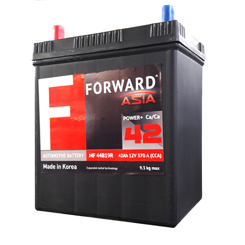 Аккумулятор FORWARD Asia MF  (42B19R) 42 (п.п.)  [д187ш127в225/370CCA] [B19]