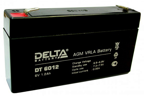 Аккумулятор DELTA DT-6012 (6V1.2A) [д97ш24в52]                                                